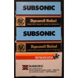 One-hundred-and-fifty .22 rife cartridges comprising RWS Dynamit Nobel Subsonic and Winchester Super