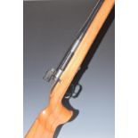 Schutz & Larsen .22 bolt action target rifle with adjustable sight mounts, semi-pistol grip and 28.5
