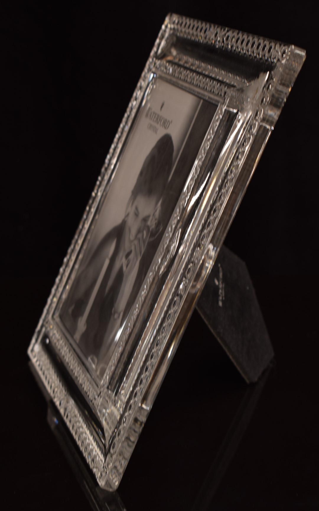A boxed Waterford Crystal photograph frame with easel back, 27 x 21.5cm - Image 3 of 3
