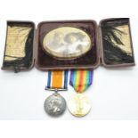 Royal Air Force WW1 medal pair comprising War Medal and Victory Medal named to 43173 2. A W