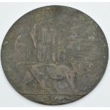 WW1 Memorial Plaque / Death Penny for Adolphus Bowley