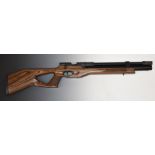 Twinmaster Air Hunter .177 PCP carbine air rifle with adjustable trigger, sling mounts, show wood