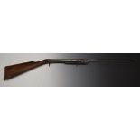 German .177 air rifle with part octagonal barrel stamped 'Millita Patent', serial number 80954.