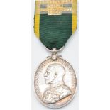 British Army Territorial Force Efficiency Medal (George V) named to 534023 Staff Sgt G Jefferys