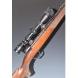 Mauser Krupp Special .308 bolt action rifle with chequered semi-pistol grip, set trigger, raised