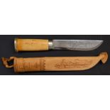 Finnish hunting/ fishing knife and sheath by Martini