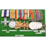 British Army WW1 and WW2 Royal Artillery Military Cross group of ten awarded to Major P J A Montague