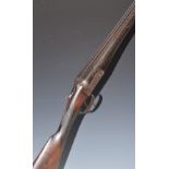 Gallyon & Sons 12 bore side by side ejector shotgun with named and engraved locks, engraved