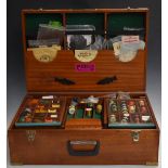 A Partridge of Redditch 'The Ultimate Portable Fly Tying System', including materials