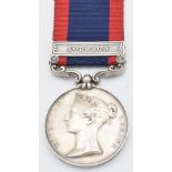 British Army Sutlej Medal 1846 with clasp for Sobraon named to Thomas William Gooden 3rd Light