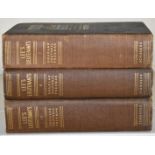 'Lee's Lieutenants' by Douglas Southall Freeman in three volumes, printed in hardback by Charles