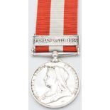 British Army Canada General Service Medal with clasp for Fenian Raid 1866, named to 375 Corporal B