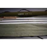 Greys X-Flite 10ft # 7 weight fly fishing rod in bag with hard case, L90cm