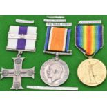 South African Infantry WW1 Military Cross and bar awarded to Captain A E Ward, together with his War