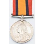 British Army Queen's South Africa Medal 1899 named to 4055 Private E Mason Gloucestershire Regiment