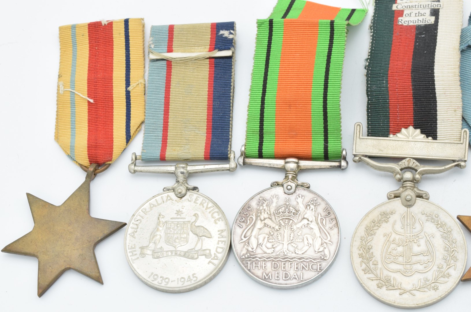 Eight medals comprising Australian Service Medal named to N X 7360 W J Issacs, Pakistan Constitution - Image 6 of 8