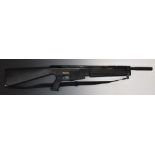 Air-Arms Combat .22 side lever air rifle with pistol grip, sling and sound moderator, serial