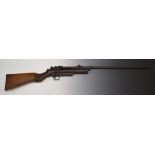 Webley Service Mk II .177 air rifle with interchangeable barrel, adjustable pop-up peep sights,