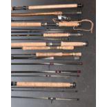 Kis fishing rod hard travel case, L2m, with fishing rods including Peregrine GTX, Ed Schliffke's