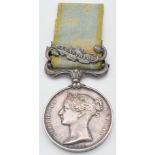 Royal Navy Crimea Medal 1854 with clasp for Sebastopol named to H Love