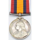 British Army Queen's South Africa Medal 1899 named to 2840 Private W Doxey Gloucestershire Regiment