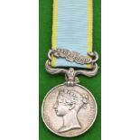 British Army Crimea Medal 1854 with clasp for Sebastopol named to Sergeant R Mobley 2nd Battalion