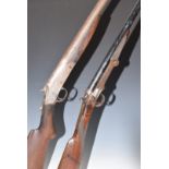 Two shotguns Laurona 12 bore side by side shotgun serial number 169517 and Modern Arms Co .410
