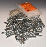 A very large collection of new air rifle or pistol CO2 canisters together with a large collection of