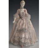 Coalport Limited edition figurine Madame de Pompadour, H23cm