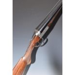 Charles Rosson & Son 12 bore side by side ejector shotgun with named locks, fine rose and scroll