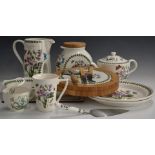 A collection of Portmeirion ceramics, mainly Botanic Garden including boxed bread basket, cake