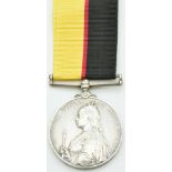 British Army Queen's Sudan medal named to 4789 Pte J Glover, Royal Warwickshire Regiment