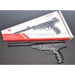 Trevox UX .177 target air pistol with shaped grip, adjustable sights and sound moderator, serial