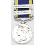 British Army Punjab Medal 1848-49 with clasps for Goojerat and Chilianwala named to George Colley