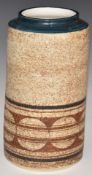 Troika vase with 'Troika Cornwall' and HC monogram to base, H18.5cm