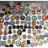 Large collection of approximately 100 American Air Force cloth unit / tactical badges including