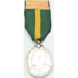 British Army Territorial Force Efficiency Medal (Edward VII) named to 70 Pte A Crossley 10th