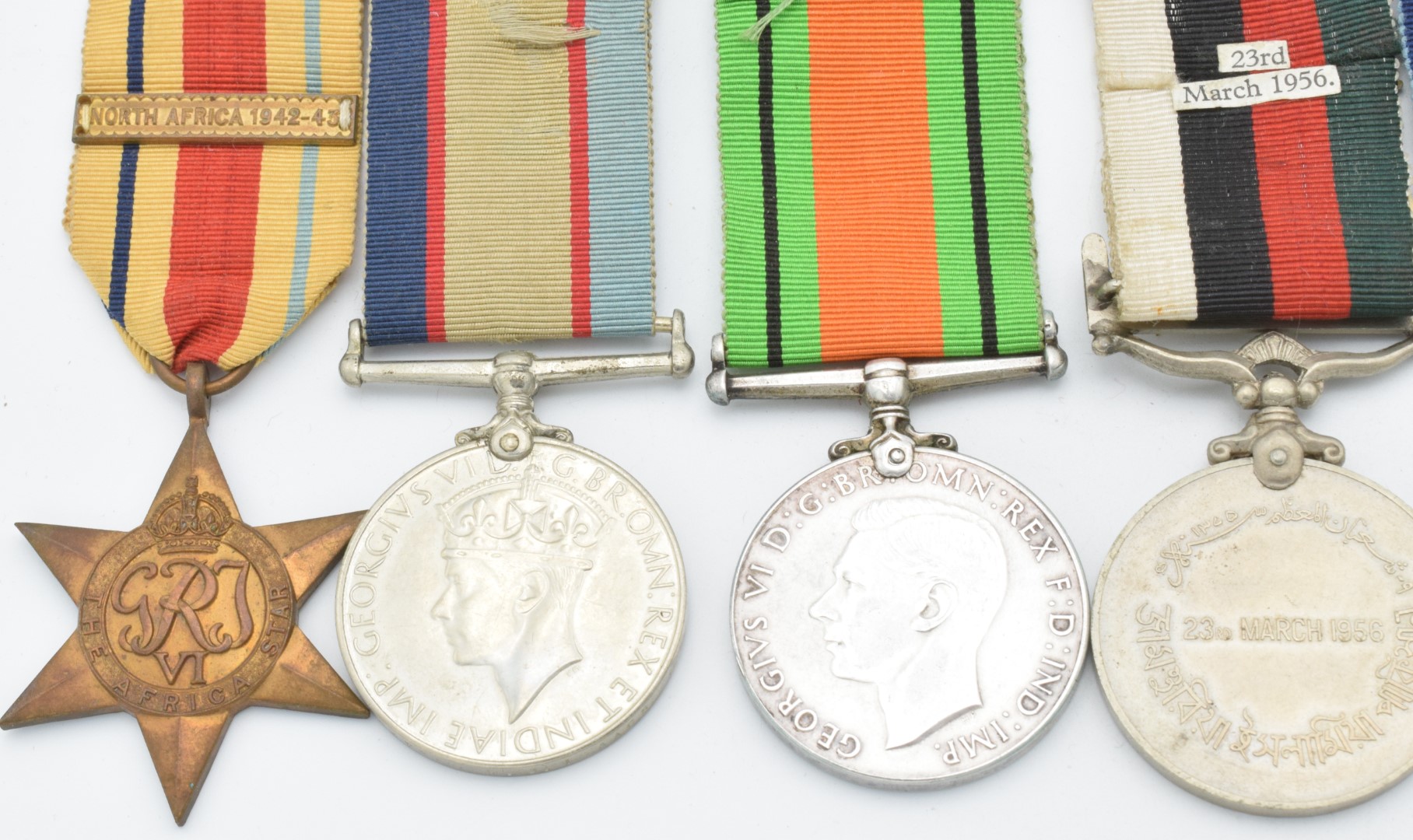 Eight medals comprising Australian Service Medal named to N X 7360 W J Issacs, Pakistan Constitution - Image 2 of 8