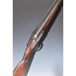 Victor Sarasquetta 12 bore side by side ejector shotgun with named and engraved sidelock plates,