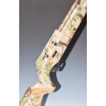 BSA Super 10 .22 FAC rated PCP air rifle with chequered semi-pistol grip, raised cheek piece,