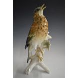 Karl Ens porcelain figure of a thrush, H26cm