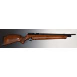 Air Arms S300 .22 PCP air rifle with chequered semi-pistol grip, raised cheek piece and adjustable