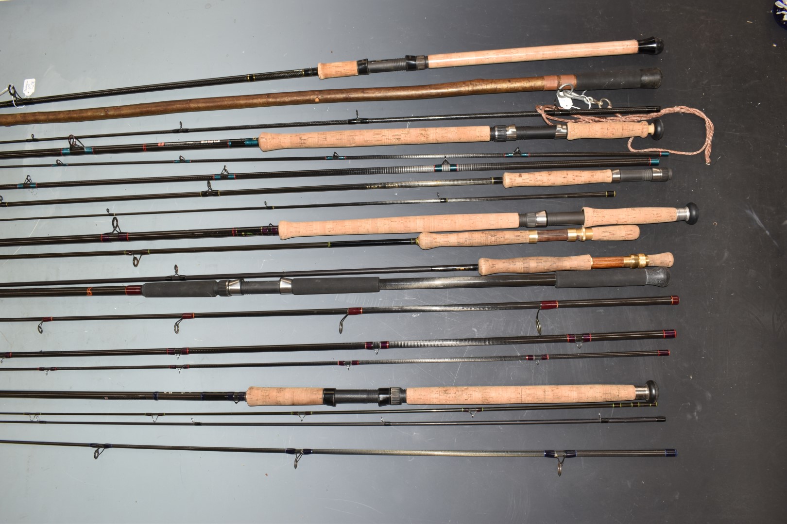 Kis fishing rod hard travel case, L2m, with fishing rods including Peregrine GTX, Ed Schliffke's - Image 2 of 2