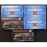 Three-hundred-and-nine Winchester Super X .22 40gr hollow-point rifle cartridges, all in original