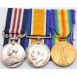 British Army WW1 Gloucestershire Regiment Festubert Military Medal awarded to 25468 Lance Corporal F