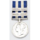 British Army Egypt Medal 1882 with clasps for El-Teb-Tamaal and The Nile 1884-85, named to 951