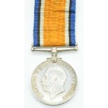 British Army WW1 War Medal named to 2nd Lieutenant A T Jackson Gloucestershire Regiment,