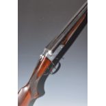 Armi Contento 12 bore side by side shotgun with chequered grip and forend, double trigger and