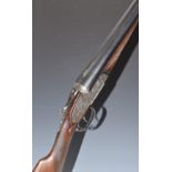 AYA No.2 sidelock side by side ejector shotgun with hand detachable locks, all over floral and