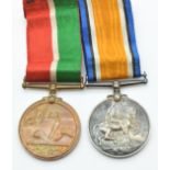 WW1 War Medal named to Ernest Moir and a Mercantile Marine medal